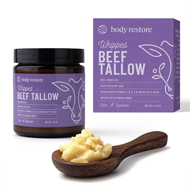Body Restore Levandų ir plaktos jautienos taukų kūno kremas 71 g