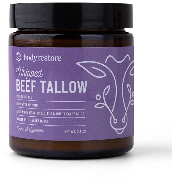 Body Restore Levandų ir plaktos jautienos taukų kūno kremas 71 g