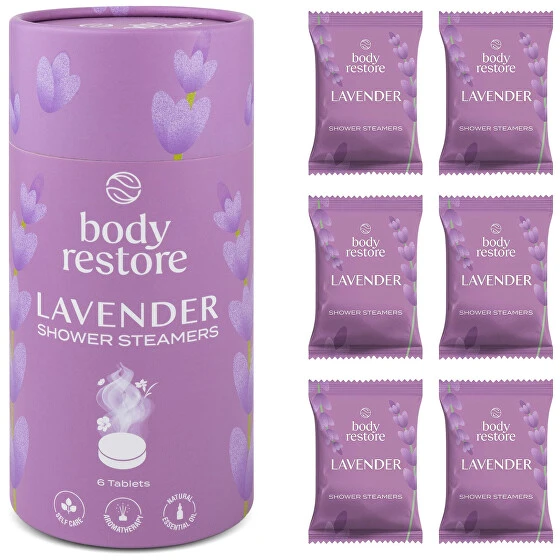 Body Restore Kūno atkūrimo levandų dušo garintuvai