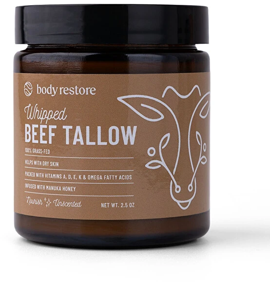 Body Restore Whipped Beef Tallow Unscented Body Kreminis 71 g