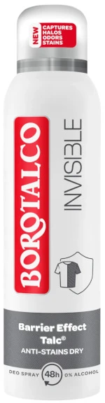 Borotalco Dezodorantas spray Invisible (Deo Purškiklis), 150 ml