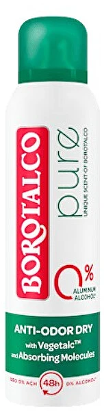 Borotalco Pure Original Dezodorantas Purškiklis (Deo Purškiklis), 150 ml