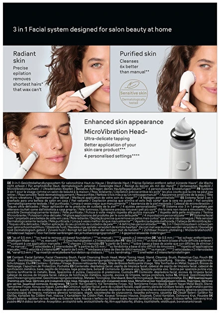 Braun Multifunctional facial device Face 911
