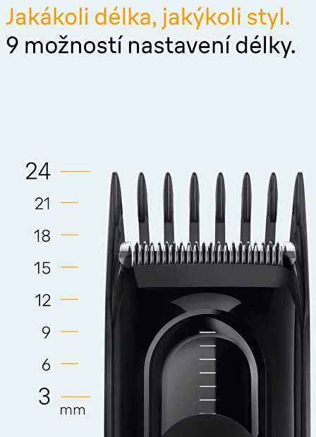Braun 11in1 priežiūros rinkinys | Viskas viename, 7 serija, AIO7540 | Belaidis | Ilgio pakopų skaičius: 14 | Juodas/Mėlyna