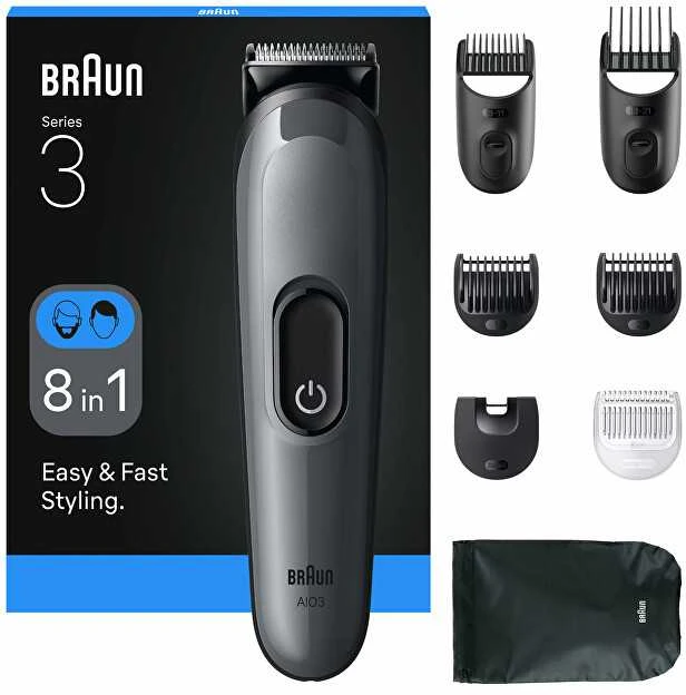 AIO3540 Braun Kirpimo Rinkinys Viskas Viename 8in1
