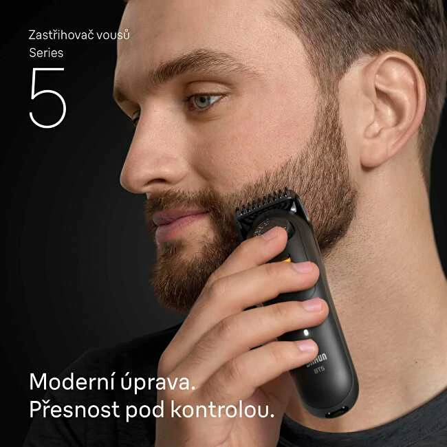 Barzdaskutė „Braun“ barzdos kirptuvas | 5 serija BT5520 | Belaidis | Ilgio pakopų skaičius 40 | Juodas