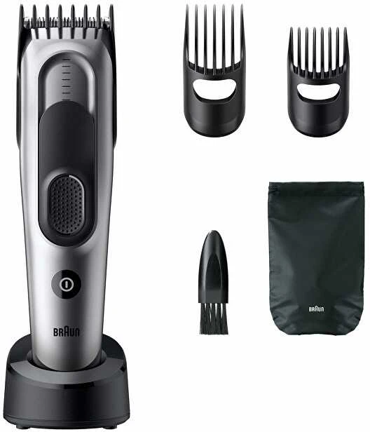Braun plaukų kirpimo mašinėlė 7 serija, +5 formavimo įrankiai, HC7590 - pilka