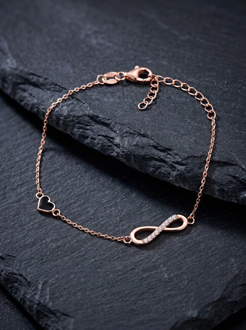 Brilio Silver Beautiful bronze bracelet BRC36R