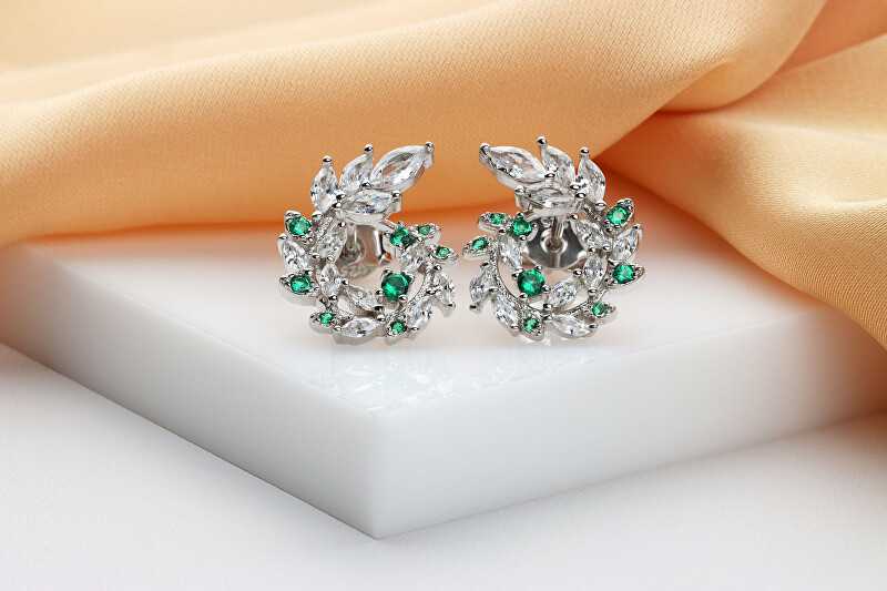 Brilio Silver Brilio Sidabrinis Lovely sidabrinis earrings with cubic zirconia EA777WG