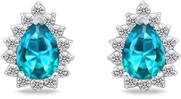 Brilio Silver Brilio Sidabrinis Sidabrinis jewelry set Drop with zircons SET226WAQ (pendant, earrings)