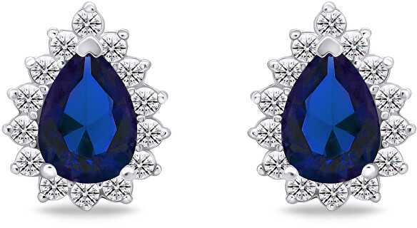 Brilio Silver Brilio Sidabrinis Sidabrinis jewelry set Drop with zircons SET226WB (pendant, earrings)