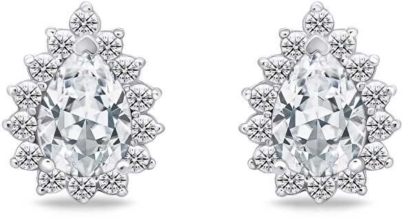 Brilio Silver Brilio Sidabrinis Sidabrinis jewelry set Drop with zircons SET226W (pendant, earrings)