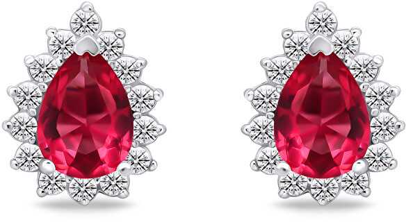 Brilio Silver Brilio Sidabrinis Sidabrinis jewelry set Drop with zircons SET226WR (pendant, earrings)