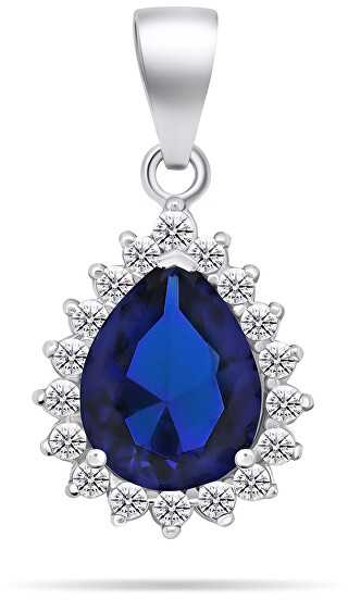 Brilio Silver Brilio Sidabrinis Sidabrinis jewelry set Drop with zircons SET226WB (pendant, earrings)