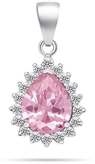 Brilio Silver Brilio Sidabrinis Sidabrinis jewelry set Drop with zircons SET226WP (pendant, earrings)