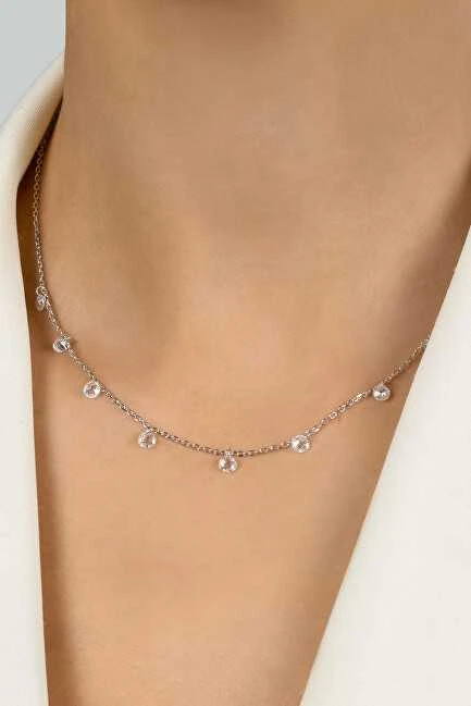 Brilio Silver Brilio Sidabrinis Charming sidabrinis pakabukas with zircons NCL94W