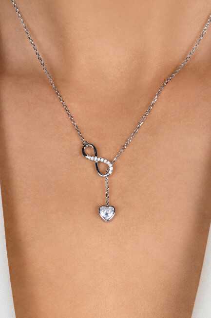 Brilio Silver Brilio Sidabrinis Charming sidabrinis pakabukas with zircons NCL123W