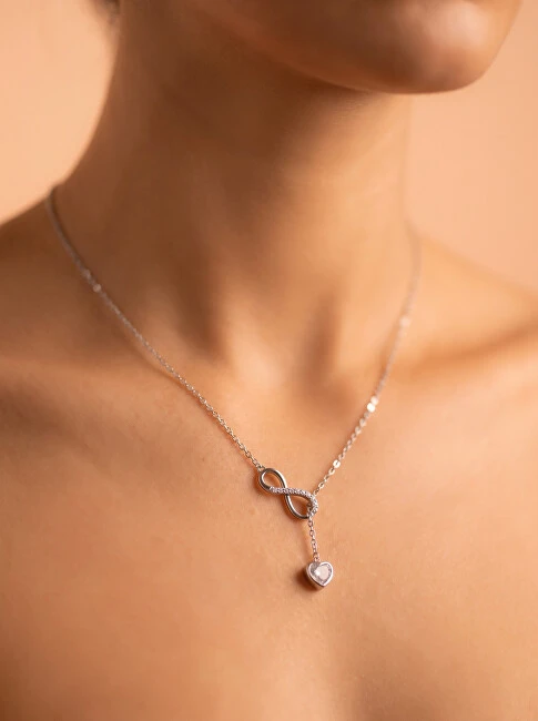 Brilio Silver Brilio Sidabrinis Charming sidabrinis pakabukas with zircons NCL123W