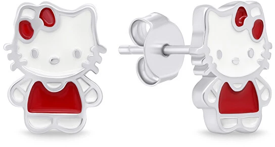 Brilio Silver Brilio Sidabrinis Cute Hello Kitty sidabrinis earrings EA712W