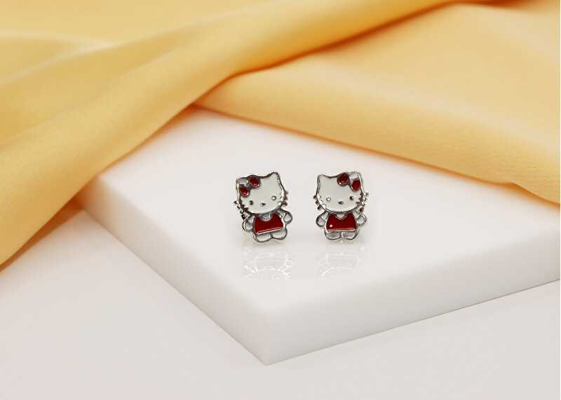 Brilio Silver Brilio Sidabrinis Cute Hello Kitty sidabrinis earrings EA712W