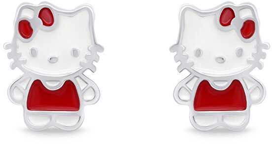 Brilio Silver Brilio Sidabrinis Cute Hello Kitty sidabrinis earrings EA712W