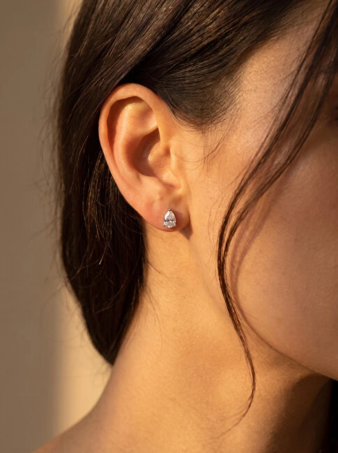 Brilio Silver Brilio Sidabrinis Matching sidabrinis earrings with clear zircons EA860W
