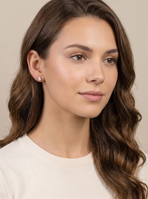 Brilio Silver Brilio Sidabrinis Matching sidabrinis earrings with clear zircons EA860W