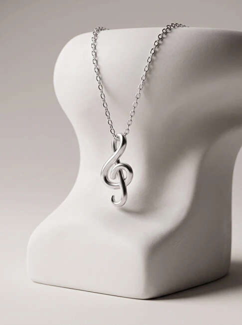Brilio Silver Brilio Sidabrinis Matching sidabrinis pakabukas Treble clef NCL67W (chain, pendant)