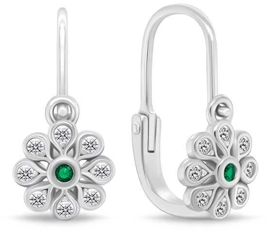 Brilio Silver Brilio Sidabrinis Delicate girl´s sidabrinis earrings Flowers EA190WG