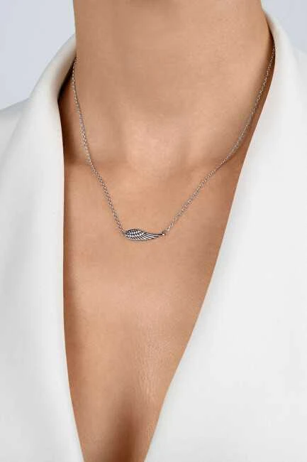Brilio Silver Delicate sidabrinis pakabukas Angel wing NCL214W