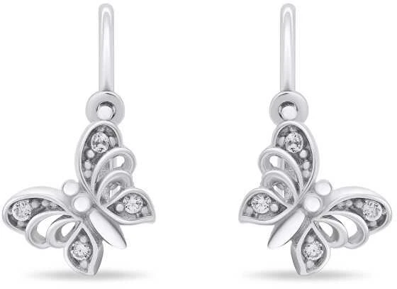 Brilio Silver Brilio Sidabrinis Design sidabrinis auskarai Butterflies EA187W