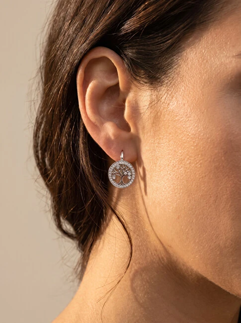 Brilio Silver Brilio Sidabrinis Designer sidabrinis earrings medžio of life EA70WRBW