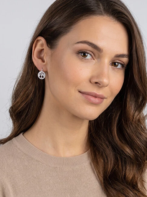 Brilio Silver Brilio Sidabrinis Designer sidabrinis earrings medžio of life EA70WRBW