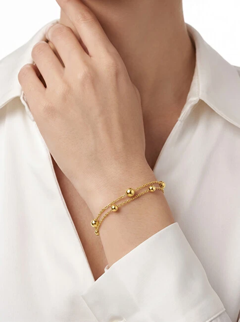 Brilio Silver Brilio Sidabrinis Double sidabrinis bracelet with balls BRC103Y