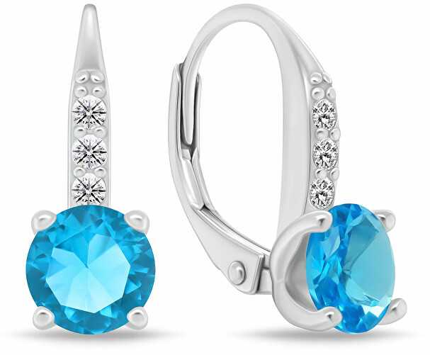 Brilio Silver Brilio Sidabrinis Elegant sidabrinis jewelry set with zircons SET274WAQ (pendant, earrings)