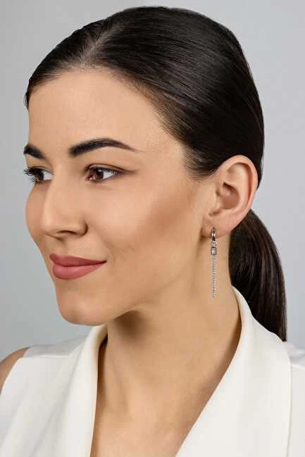 Brilio Silver Brilio Sidabrinis Elegant sidabrinis long earrings 2in1 EA799W
