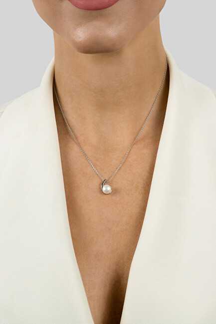 Brilio Silver Brilio Sidabrinis Elegant sidabrinis pendant with real pearl PT109W