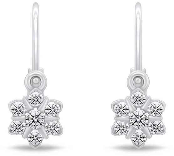 Brilio Silver Brilio Sidabrinis Girls Dazzling Sidabrinis Auskarai Gėlės EA188W