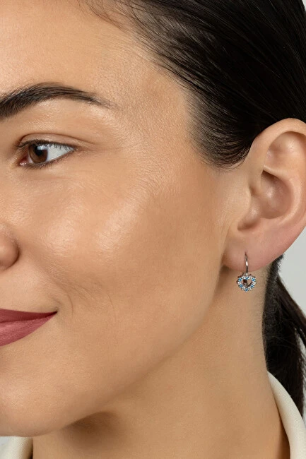 Brilio Silver Girls´ sidabrinis earrings Heart with cubic zirconia EA1235WAQ