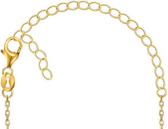 Brilio Silver Brilis Sidabrinis Gold-plated pakabukas su spalvotais cirkoniais NCL60Y