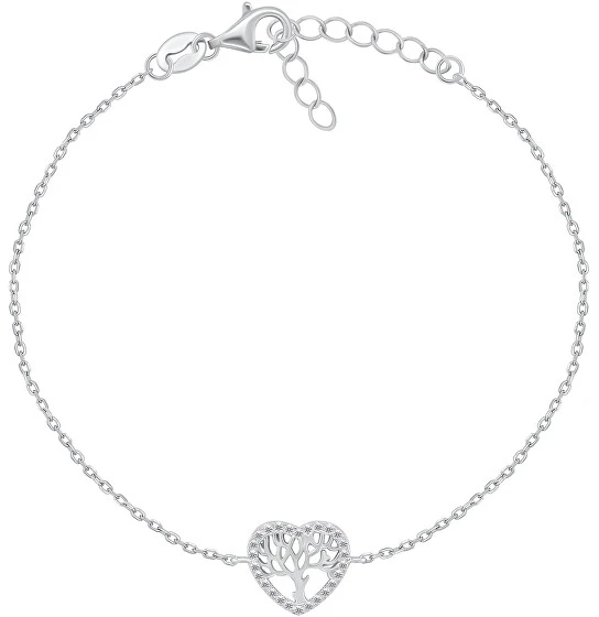 Brilio Silver Graži sidabrinė apyrankė Tree of Life BRC56W