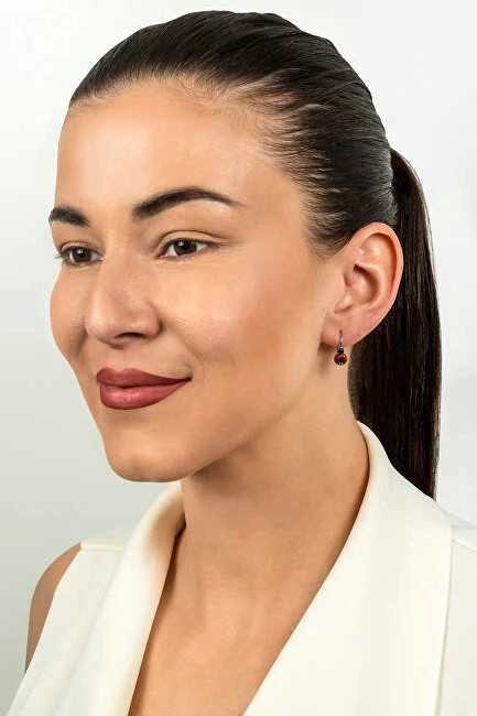 Brilio Silver Happy sidabrinis earrings for good luck Ladybugs EA435W