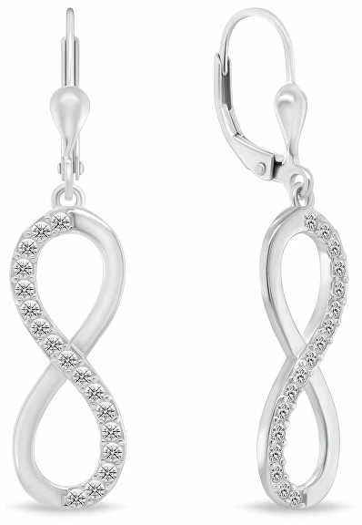 Brilio Silver Madingi sidabriniai Infinity EA272W auskarai