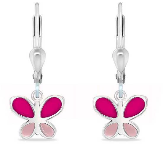 Brilio Silver Derantys sidabriniai auskarai Butterflies EA1003W