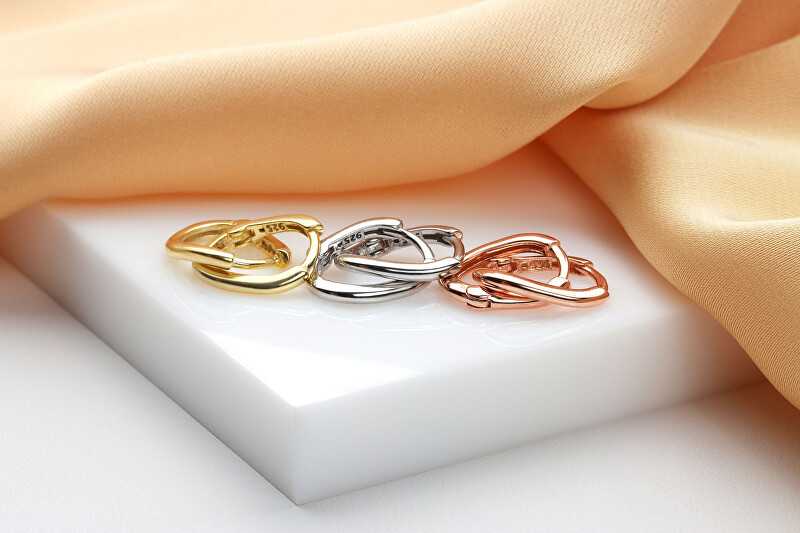 Brilio Silver Brilio Sidabrinis Minimalist sidabrinis earrings EA990W