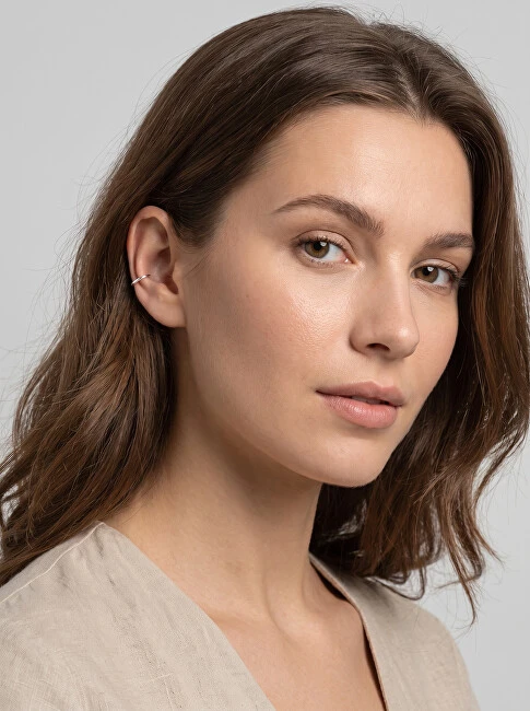Brilio Silver Minimalist single earring EA1290W