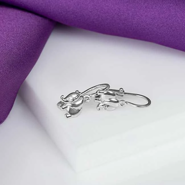Brilio Silver Brilio Sidabrinis Playful sidabrinis Elephant auskarai EA185W