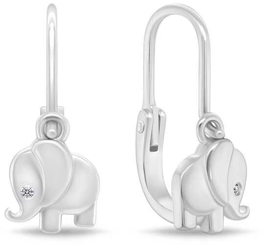 Brilio Silver Brilio Sidabrinis Playful sidabrinis Elephant auskarai EA185W