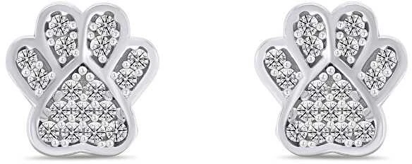 Brilio Silver Brilio Sidabrinis Playful sidabrinis Paws EA507W earrings