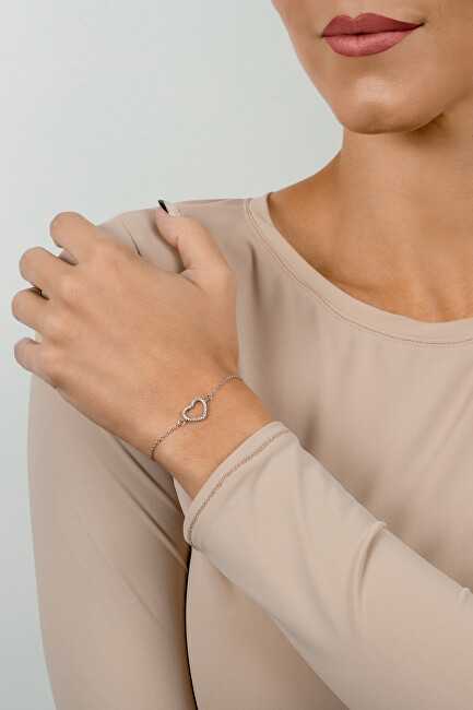 Brilio Silver Brilio Sidabrinis Romantic sidabrinis bracelet with heart BRC62W
